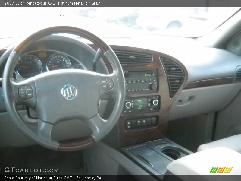 Platinum Metallic / Gray 2007 Buick Rendezvous CXL