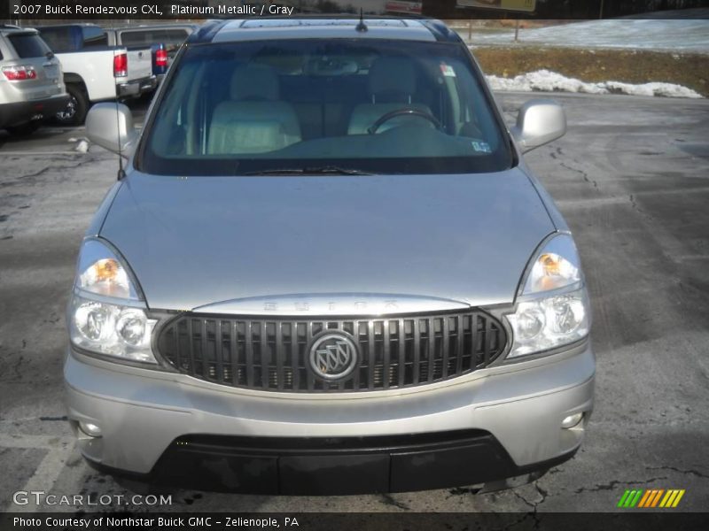 Platinum Metallic / Gray 2007 Buick Rendezvous CXL