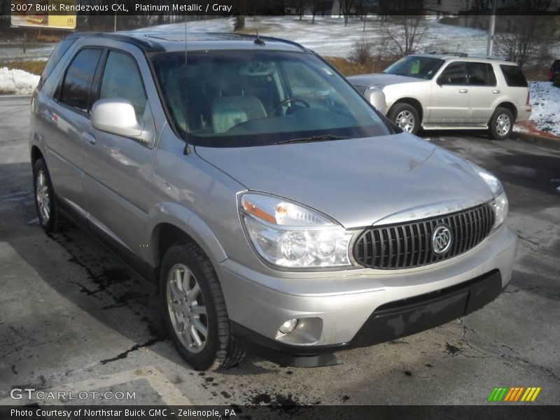 Platinum Metallic / Gray 2007 Buick Rendezvous CXL