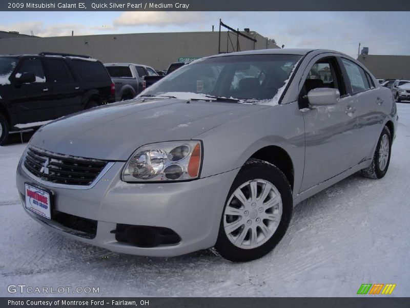 Quick Silver Pearl / Medium Gray 2009 Mitsubishi Galant ES