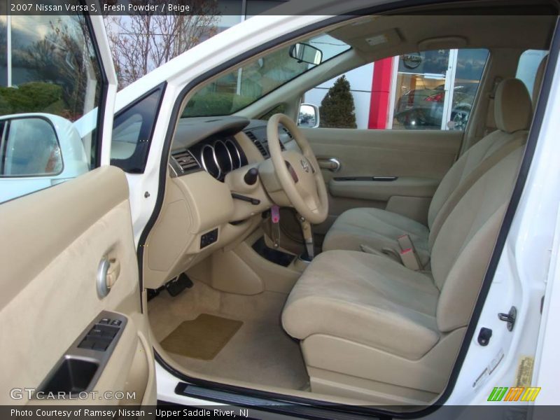 Fresh Powder / Beige 2007 Nissan Versa S