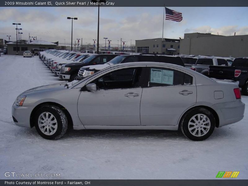 Quick Silver Pearl / Medium Gray 2009 Mitsubishi Galant ES