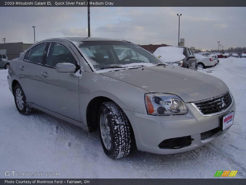 Quick Silver Pearl / Medium Gray 2009 Mitsubishi Galant ES