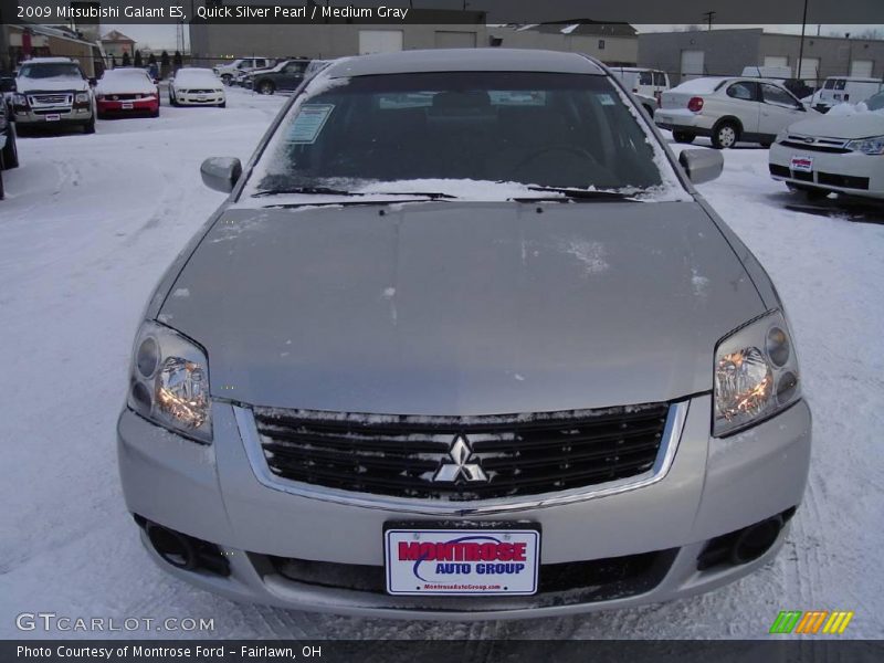 Quick Silver Pearl / Medium Gray 2009 Mitsubishi Galant ES