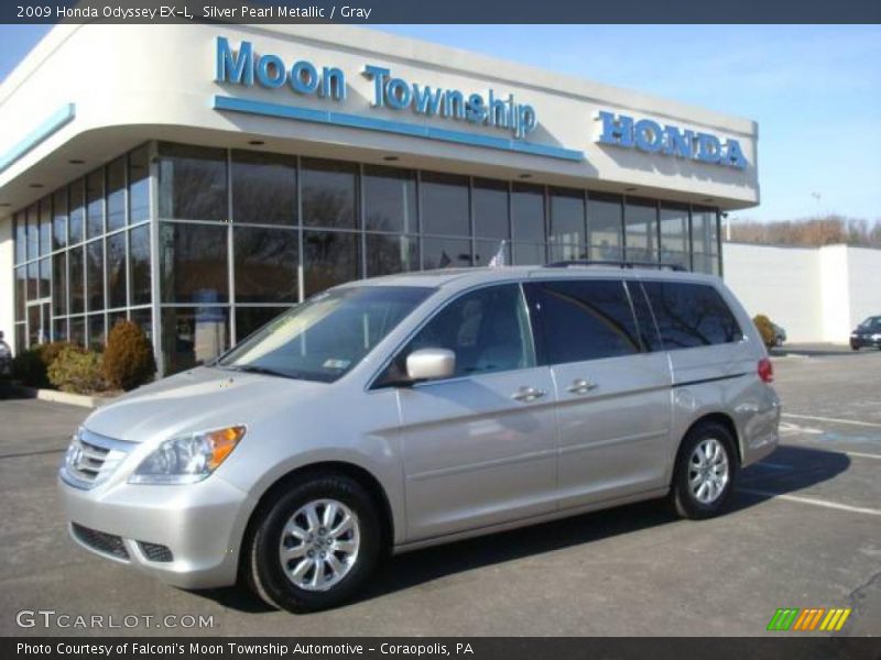 Silver Pearl Metallic / Gray 2009 Honda Odyssey EX-L