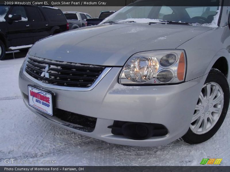 Quick Silver Pearl / Medium Gray 2009 Mitsubishi Galant ES