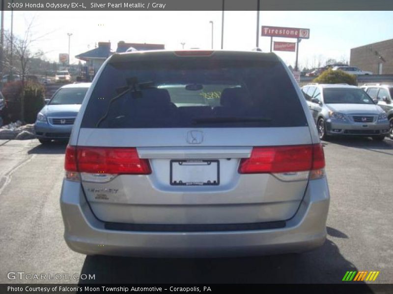 Silver Pearl Metallic / Gray 2009 Honda Odyssey EX-L
