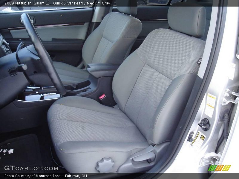 Quick Silver Pearl / Medium Gray 2009 Mitsubishi Galant ES