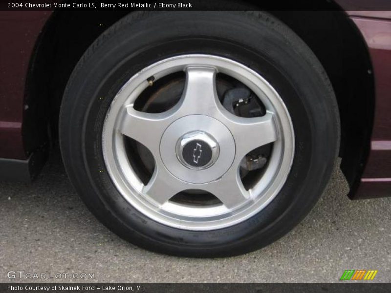 Berry Red Metallic / Ebony Black 2004 Chevrolet Monte Carlo LS