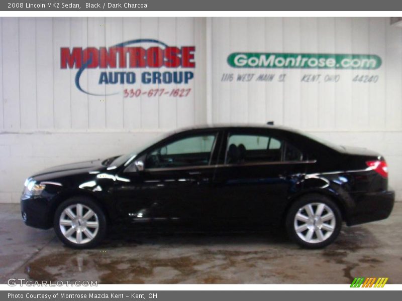 Black / Dark Charcoal 2008 Lincoln MKZ Sedan