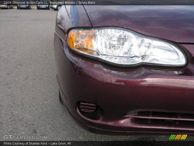 Berry Red Metallic / Ebony Black 2004 Chevrolet Monte Carlo LS