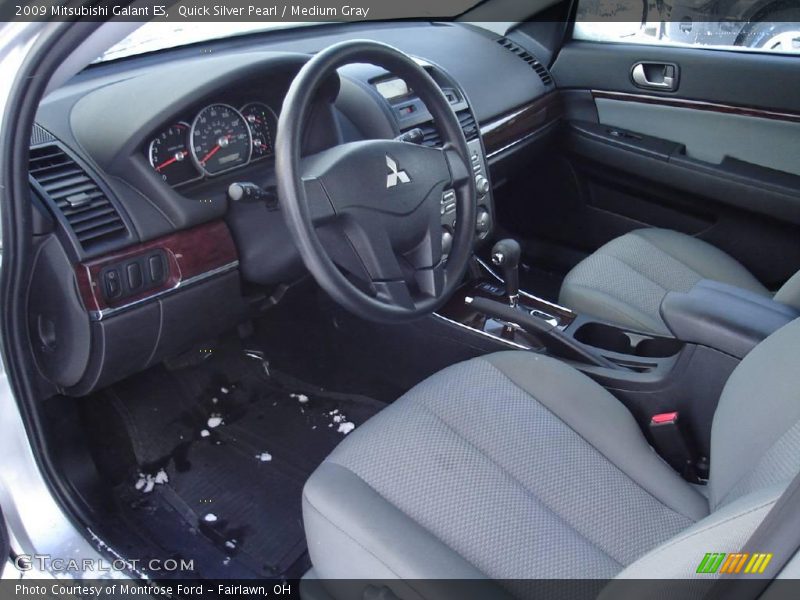 Quick Silver Pearl / Medium Gray 2009 Mitsubishi Galant ES