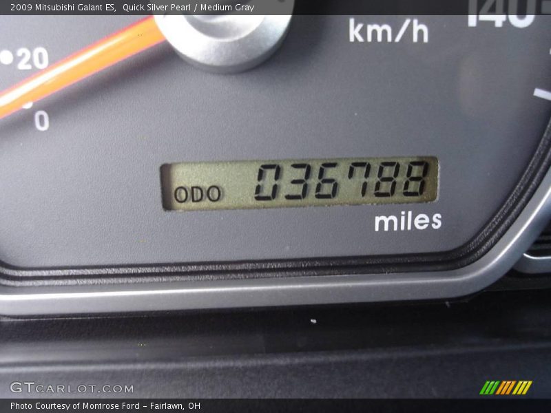 Quick Silver Pearl / Medium Gray 2009 Mitsubishi Galant ES