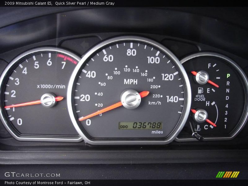 Quick Silver Pearl / Medium Gray 2009 Mitsubishi Galant ES