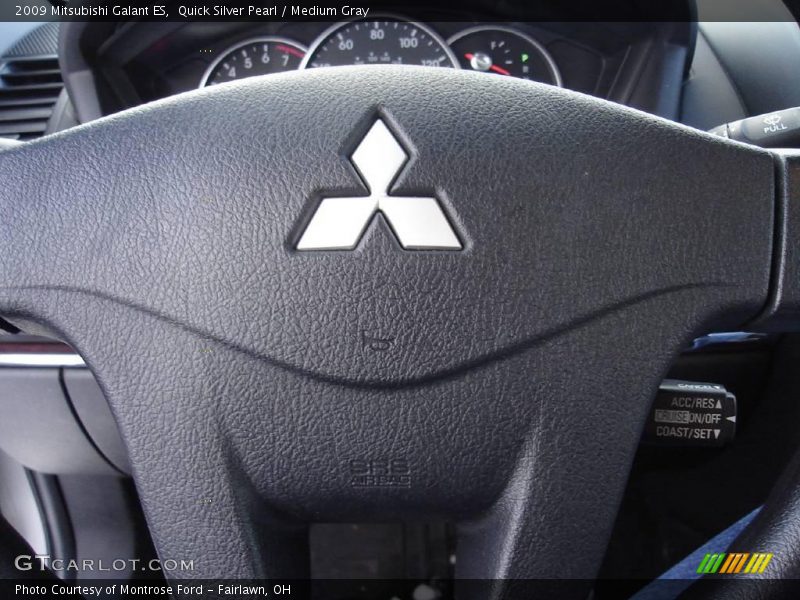 Quick Silver Pearl / Medium Gray 2009 Mitsubishi Galant ES