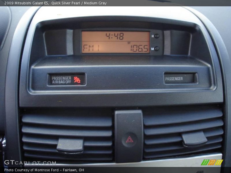 Quick Silver Pearl / Medium Gray 2009 Mitsubishi Galant ES