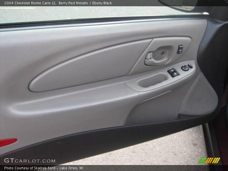 Berry Red Metallic / Ebony Black 2004 Chevrolet Monte Carlo LS