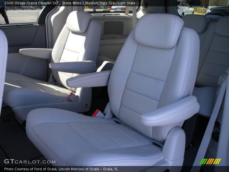 Stone White / Medium Slate Gray/Light Shale 2008 Dodge Grand Caravan SXT