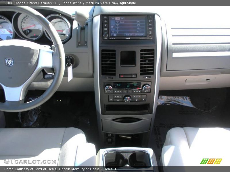 Stone White / Medium Slate Gray/Light Shale 2008 Dodge Grand Caravan SXT