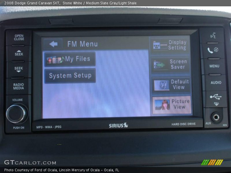 Stone White / Medium Slate Gray/Light Shale 2008 Dodge Grand Caravan SXT