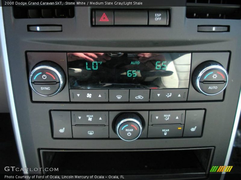 Stone White / Medium Slate Gray/Light Shale 2008 Dodge Grand Caravan SXT
