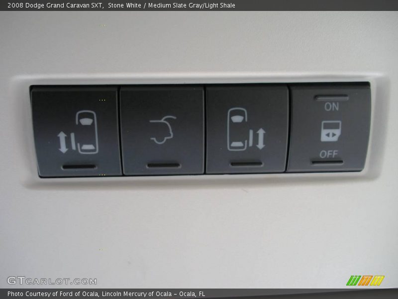 Stone White / Medium Slate Gray/Light Shale 2008 Dodge Grand Caravan SXT