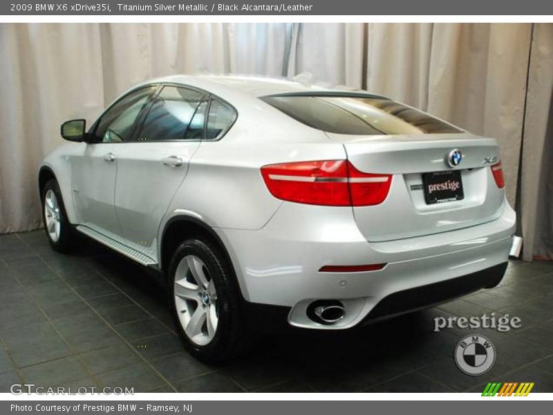 Titanium Silver Metallic / Black Alcantara/Leather 2009 BMW X6 xDrive35i