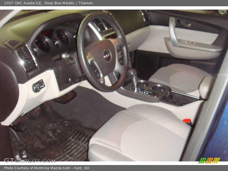 Deep Blue Metallic / Titanium 2007 GMC Acadia SLE