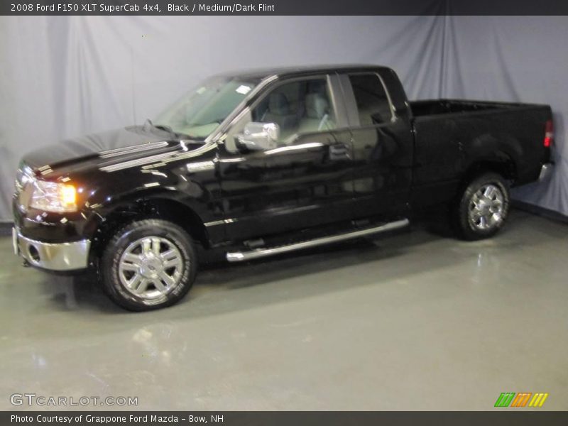 Black / Medium/Dark Flint 2008 Ford F150 XLT SuperCab 4x4