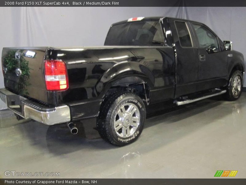 Black / Medium/Dark Flint 2008 Ford F150 XLT SuperCab 4x4