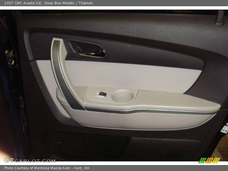 Deep Blue Metallic / Titanium 2007 GMC Acadia SLE