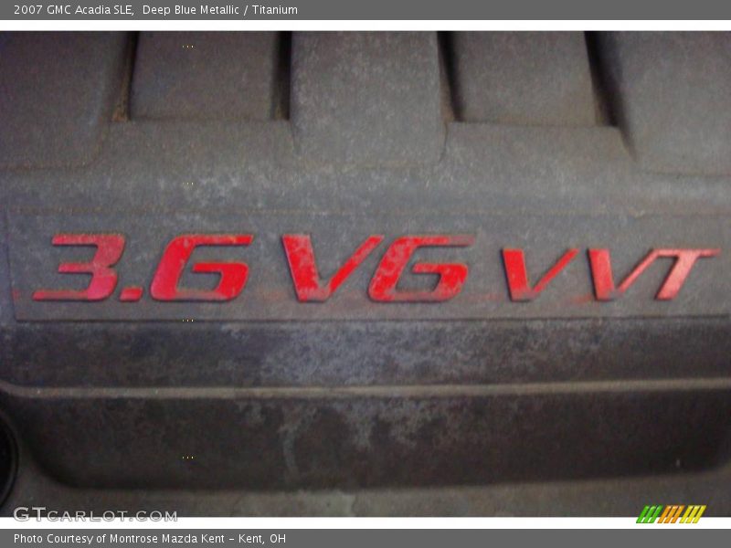 Deep Blue Metallic / Titanium 2007 GMC Acadia SLE