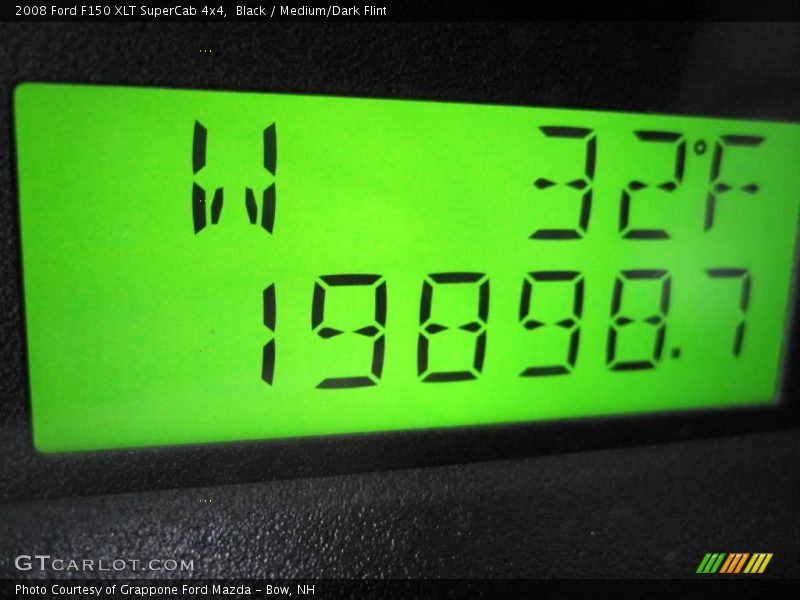 Black / Medium/Dark Flint 2008 Ford F150 XLT SuperCab 4x4