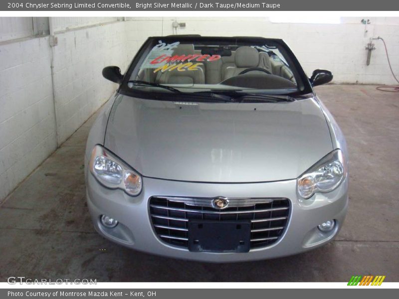 Bright Silver Metallic / Dark Taupe/Medium Taupe 2004 Chrysler Sebring Limited Convertible