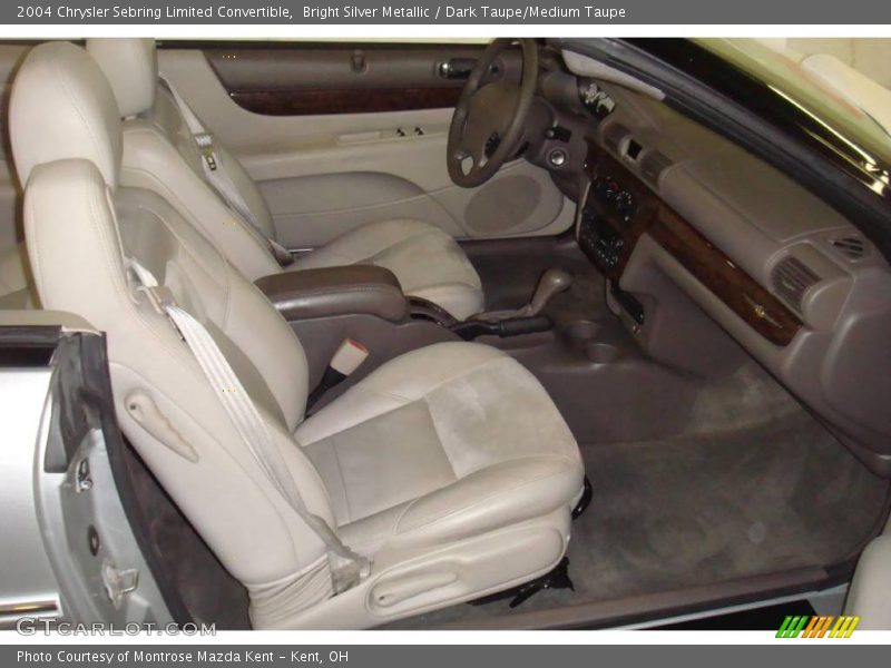 Bright Silver Metallic / Dark Taupe/Medium Taupe 2004 Chrysler Sebring Limited Convertible