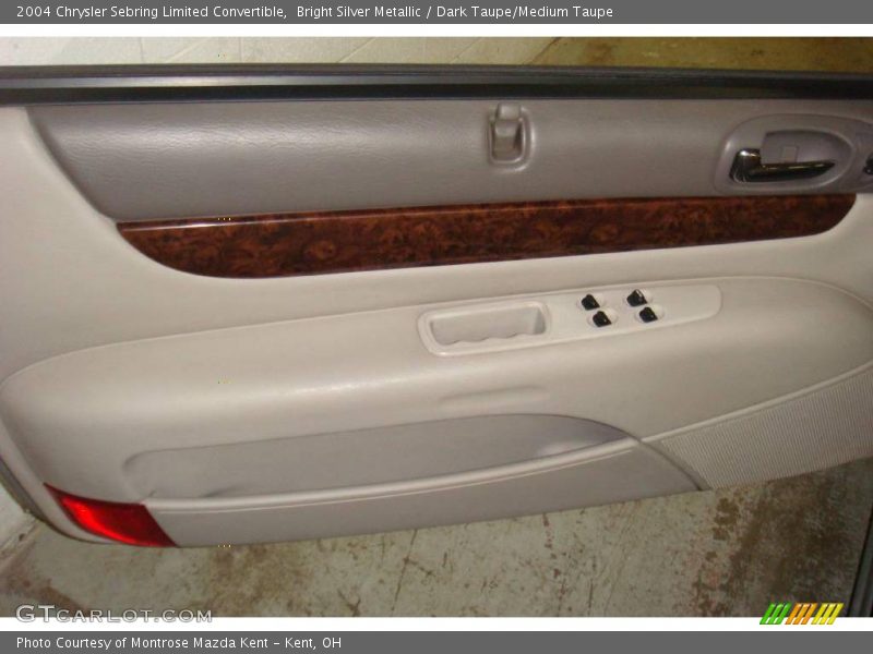 Bright Silver Metallic / Dark Taupe/Medium Taupe 2004 Chrysler Sebring Limited Convertible