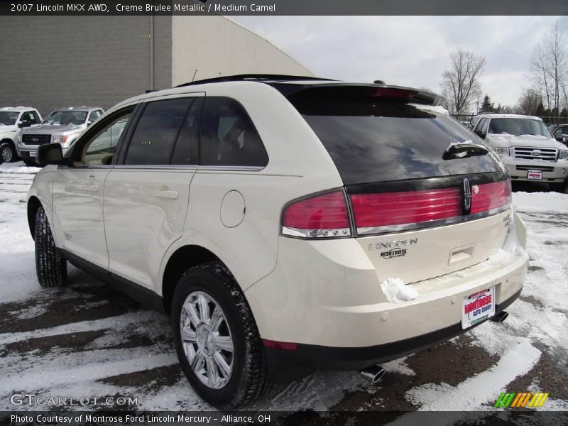 Creme Brulee Metallic / Medium Camel 2007 Lincoln MKX AWD