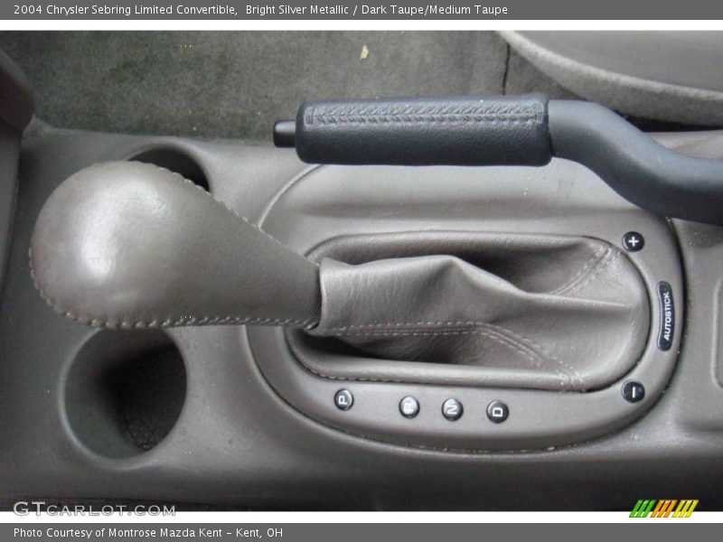 Bright Silver Metallic / Dark Taupe/Medium Taupe 2004 Chrysler Sebring Limited Convertible