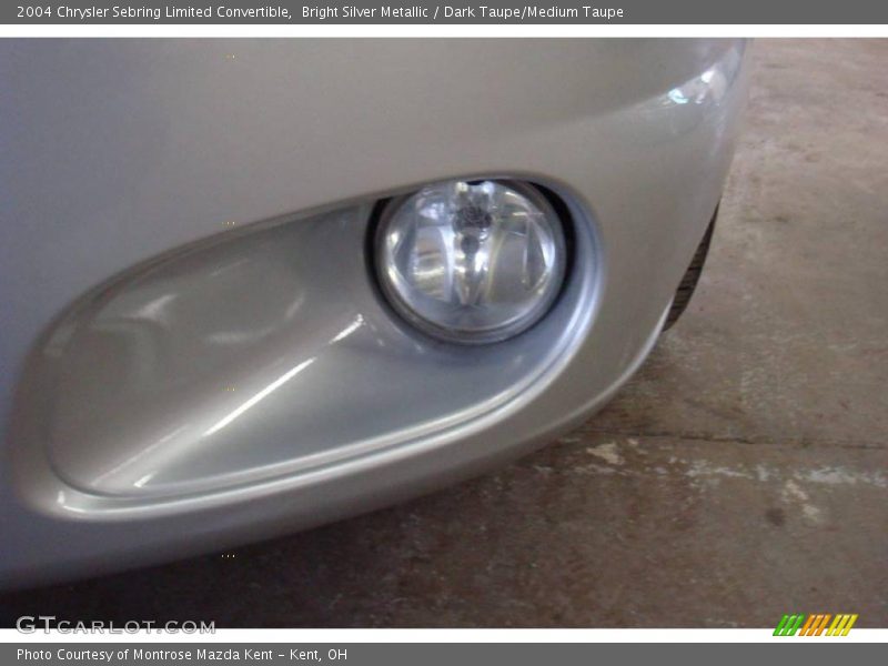 Bright Silver Metallic / Dark Taupe/Medium Taupe 2004 Chrysler Sebring Limited Convertible