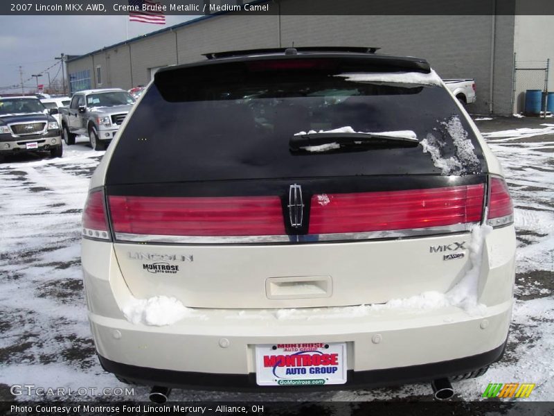 Creme Brulee Metallic / Medium Camel 2007 Lincoln MKX AWD