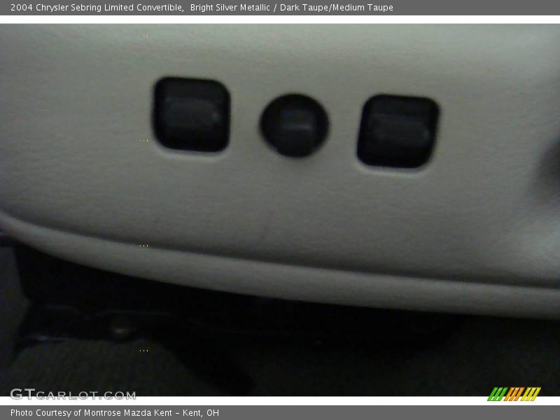 Bright Silver Metallic / Dark Taupe/Medium Taupe 2004 Chrysler Sebring Limited Convertible