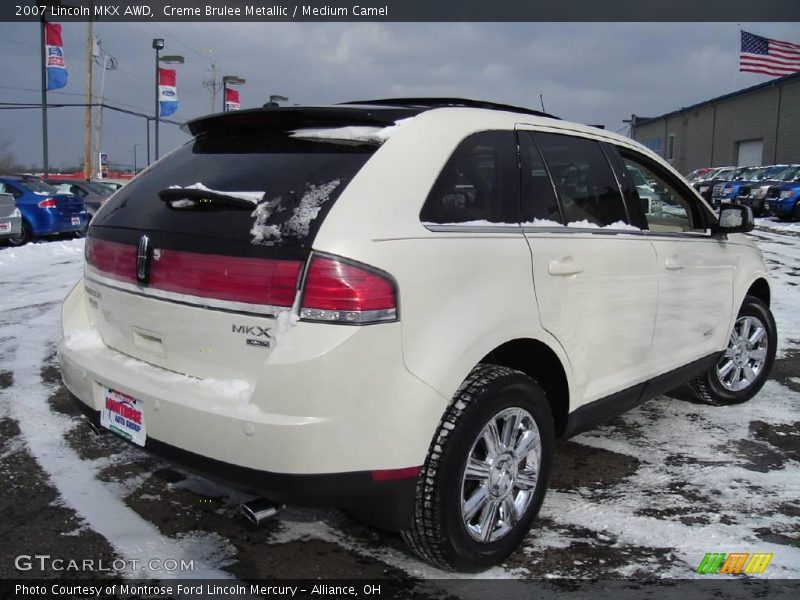 Creme Brulee Metallic / Medium Camel 2007 Lincoln MKX AWD