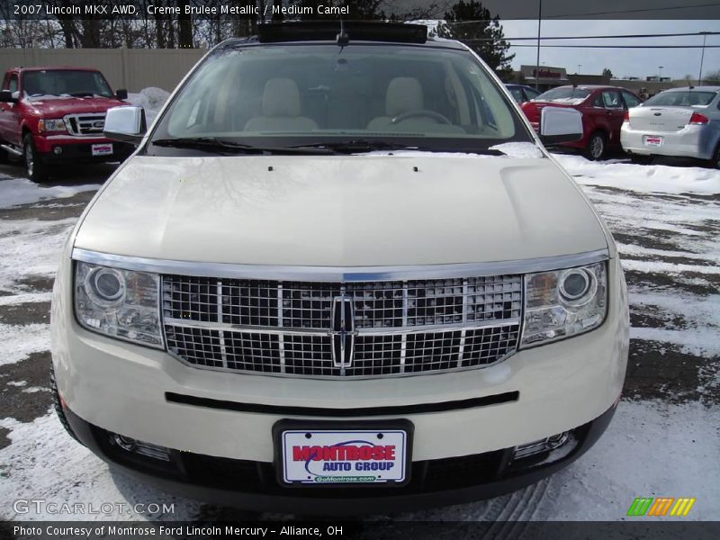 Creme Brulee Metallic / Medium Camel 2007 Lincoln MKX AWD