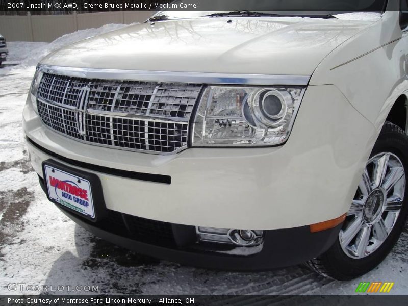 Creme Brulee Metallic / Medium Camel 2007 Lincoln MKX AWD