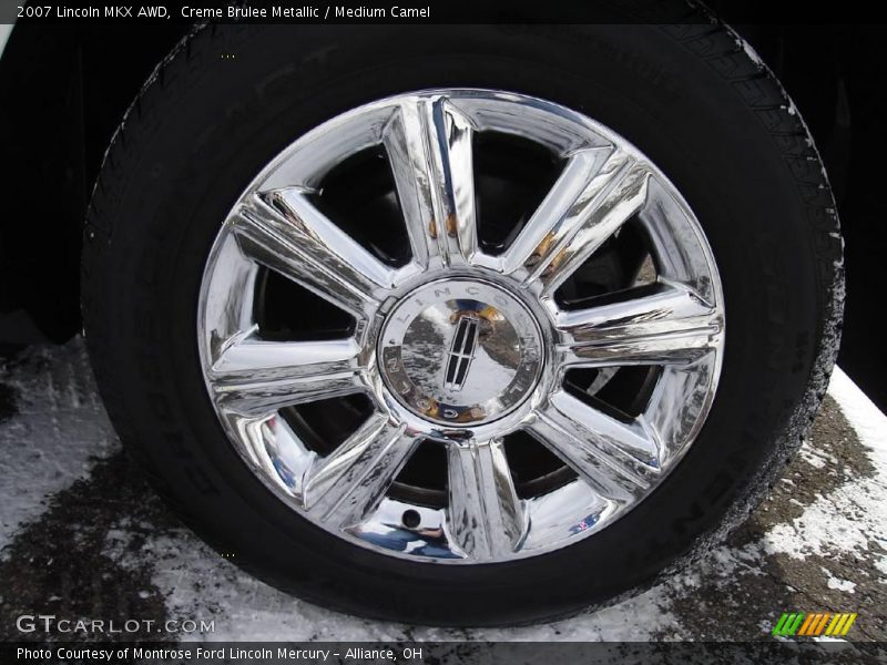 Creme Brulee Metallic / Medium Camel 2007 Lincoln MKX AWD