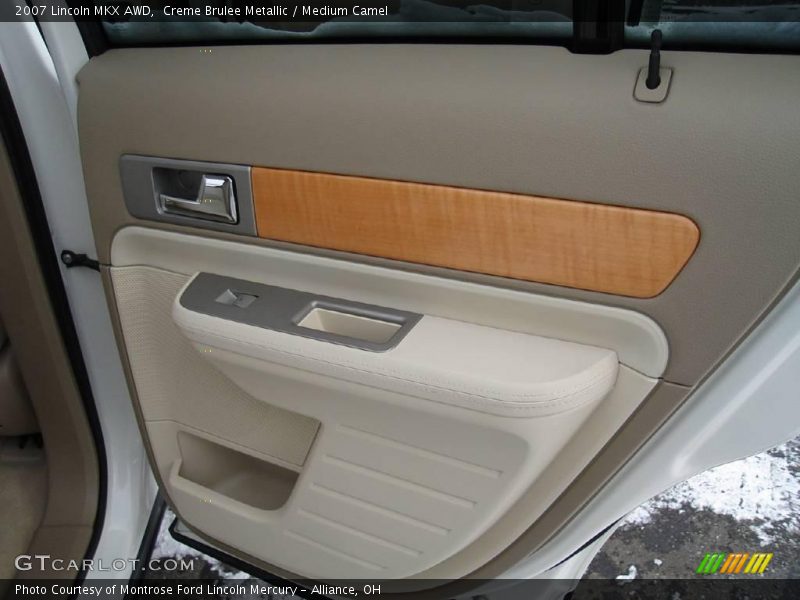Creme Brulee Metallic / Medium Camel 2007 Lincoln MKX AWD