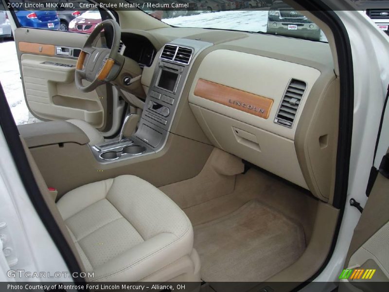 Creme Brulee Metallic / Medium Camel 2007 Lincoln MKX AWD