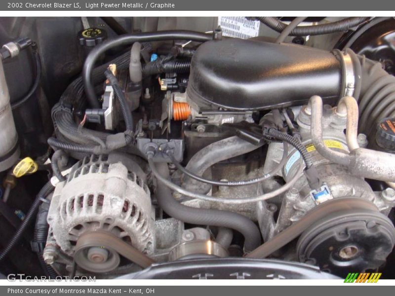 Light Pewter Metallic / Graphite 2002 Chevrolet Blazer LS