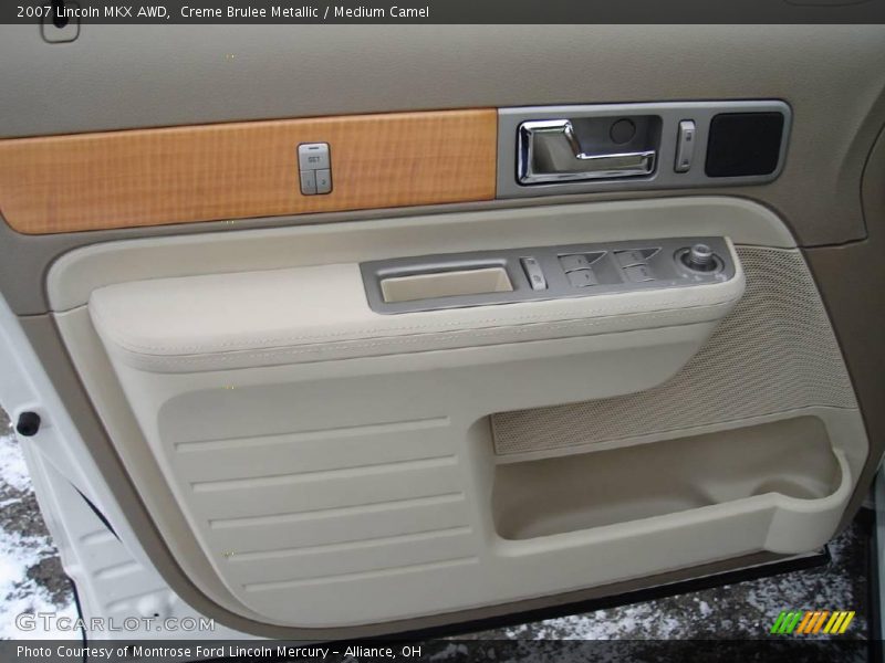 Creme Brulee Metallic / Medium Camel 2007 Lincoln MKX AWD