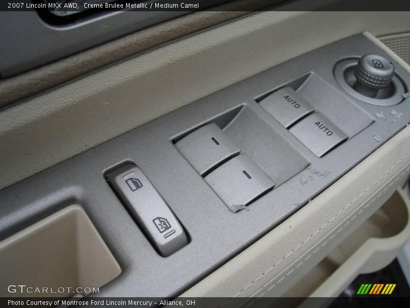 Creme Brulee Metallic / Medium Camel 2007 Lincoln MKX AWD